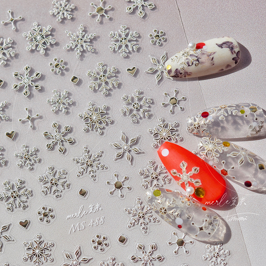 Christmas Snowflake Nail Stickers